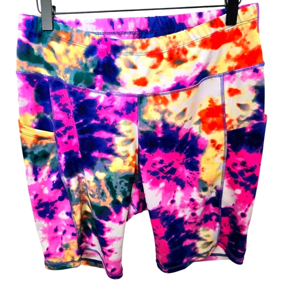 Lot Of 3 New Look Sport Biker Shorts Size 2x - Picture 1 of 9
